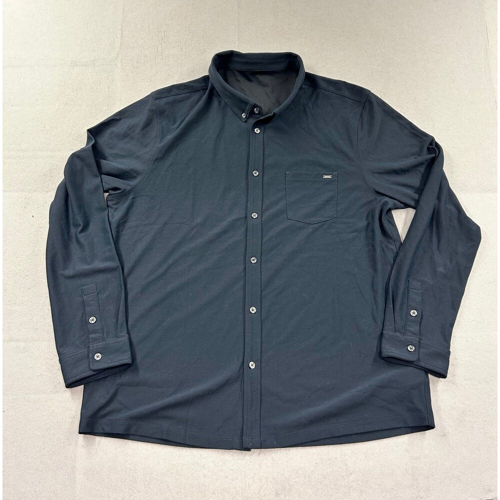 Vuori Long-Sleeve Ace Button-Down Shirt Men's Size XXL Blue
